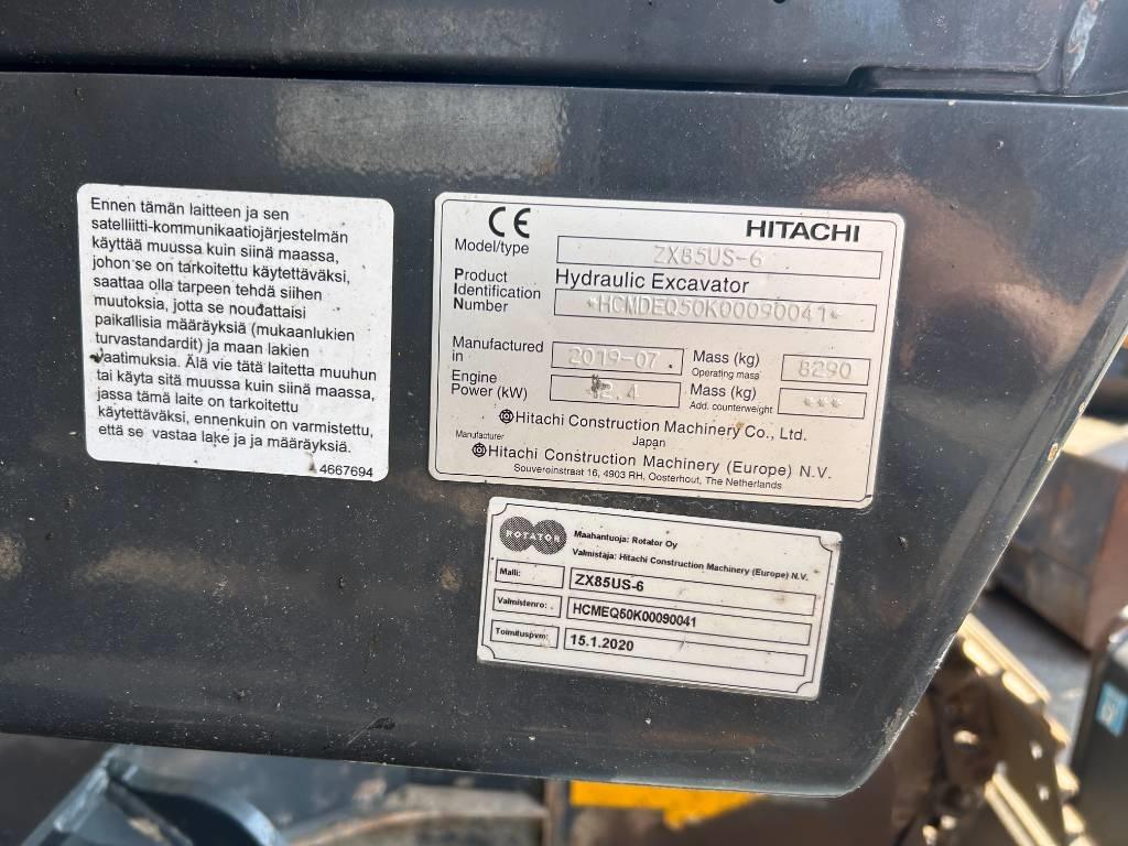 Hitachi ZX85US-6 BL Midikaivukoneet 7t - 12t