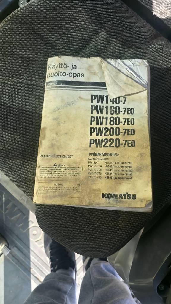 Komatsu PW 160-7 Pyöräkaivukoneet