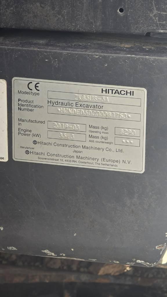 Hitachi ZX 85 US-5 Midikaivukoneet 7t - 12t