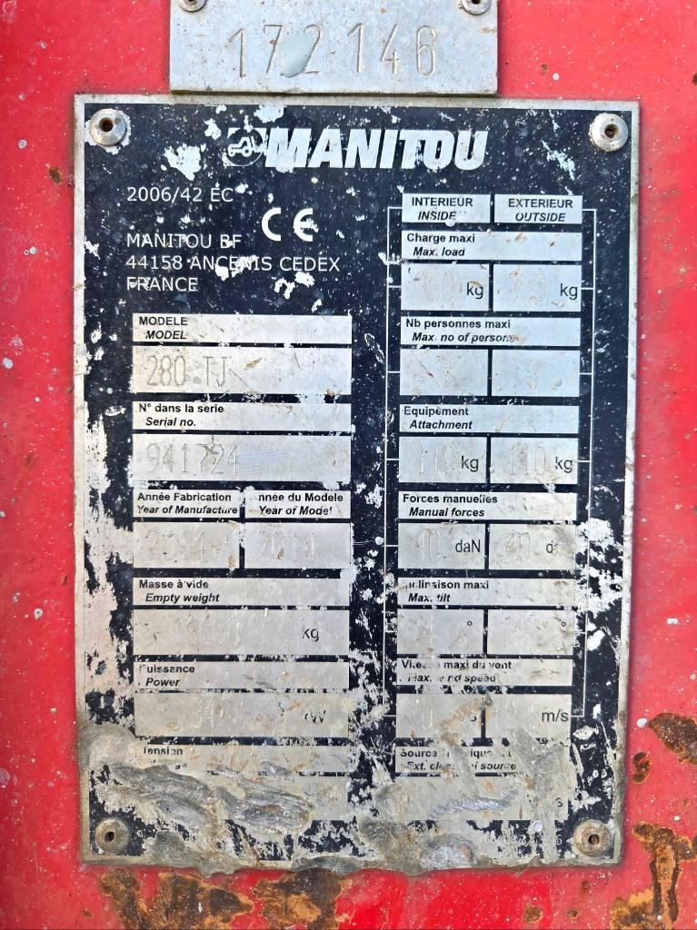 Manitou 280 TJ Teleskooppipuominostimet