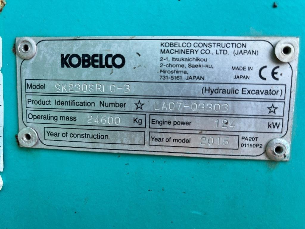 Kobelco SK 230 SR LC-3 Telakaivukoneet
